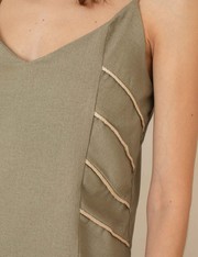 Regata Linho Letizia - Verde Militar - G