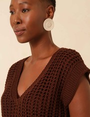 Regata Tricot Violat - Marrom Chocolate - P