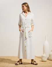 Vestido Amber - Off White - PP