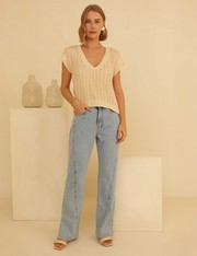 Calça Jeans Ravi - Jeans Escuro - 38