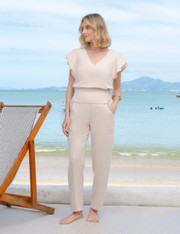 Calça Alfaiataria Selena - Bege Claro - GG