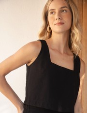 Cropped Selena - Preto - GG