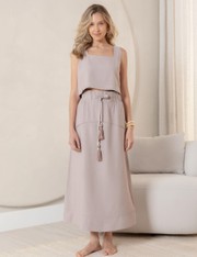Cropped Selena - Bege Neutro - G