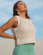 Regata Tricot Mara - Bege Claro - G