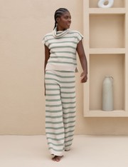 Calça Pantalona Simone - Verde Salvia - GG