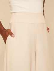 Calça Pantalona Ventania - Bege Claro - GG