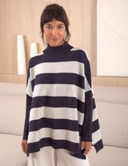 Poncho Brigitte - Marinho - M