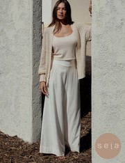 Cardigan Tricot Giulia - Bege Claro - M