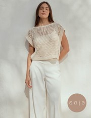 Blusa Tricot Giulia - Bege Claro - M