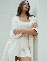 Shorts Flamê Sofia - Off White - P