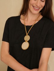 Maxi Colar Lais - Bege Medio - U