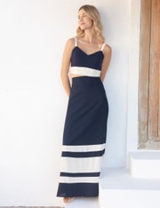Top Bicolor Amalie - Marinho - GG