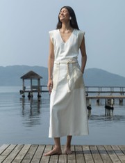 Saia Midi Jennifer - Off White - P