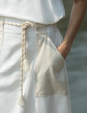 Saia Midi Jennifer - Off White - P