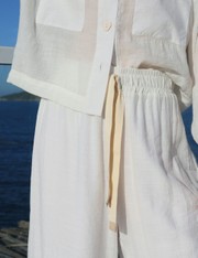 Calça Pantalona Ines - Off White - P