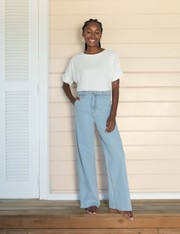 Calça Camila Leticia - Jeans Claro - 40