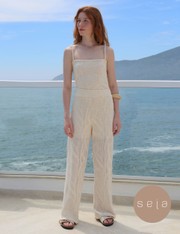 Calça Micaela - Off White - PP