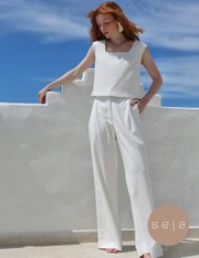 Calça Dina - Off White - PP