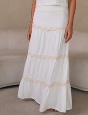 Saia Longa Shirley - Off White - P