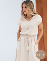 Blusa Simplicidade - Bege Palha - PP