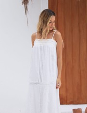 Vestido Linho Conquista - Off White - PP