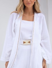 Kimono Marselha - Off White - P