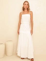 Saia Longa Elara - Off White - P
