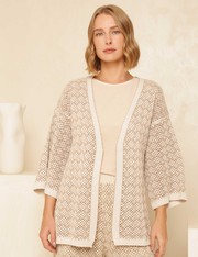 Kimono Brigite - Bege Medio - G