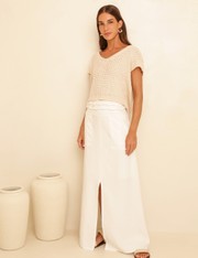 Saia Longa Helo - Off White - G