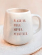 Caneca De Cerâmica - Diversas - U