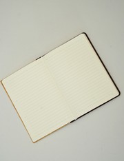 Caderno Pontilhado Bambu - Marrom Escuro - U