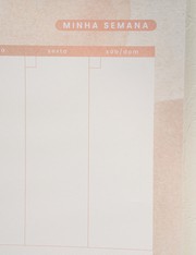 Bloco Semanal Personalizado - Diversas - U