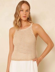 Regata Tricot Joana - Bege Medio - M