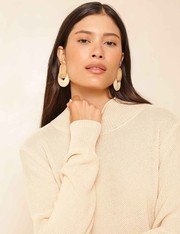 Blusa Tricot Aria - Caqui - P