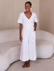 Calça Pantacourt Nina - Off White - PP