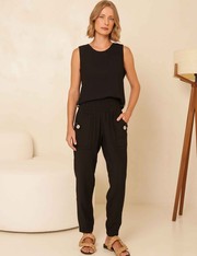 Calça Alfaiataria Lais - Preto - P
