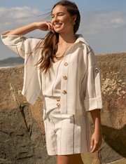 Camisa Lini - Off White - PP