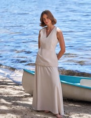 Vestido Ariadna - Bege Claro - PP