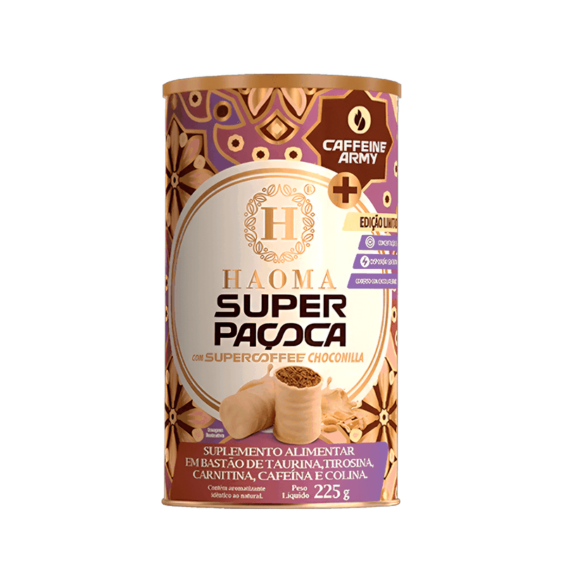 Super Paçoca Choconilla Haoma Caffeine Army – 225g - Casa Santa Luzia