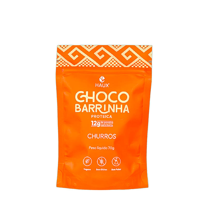 Chocolate Churros Alimentos Haux – 70g - Casa Santa Luzia