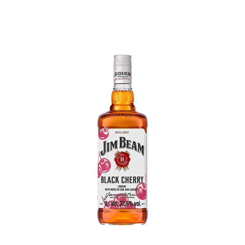 Licor Jim Beam Bourbon Black Cherry – 1L - Casa Santa Luzia
