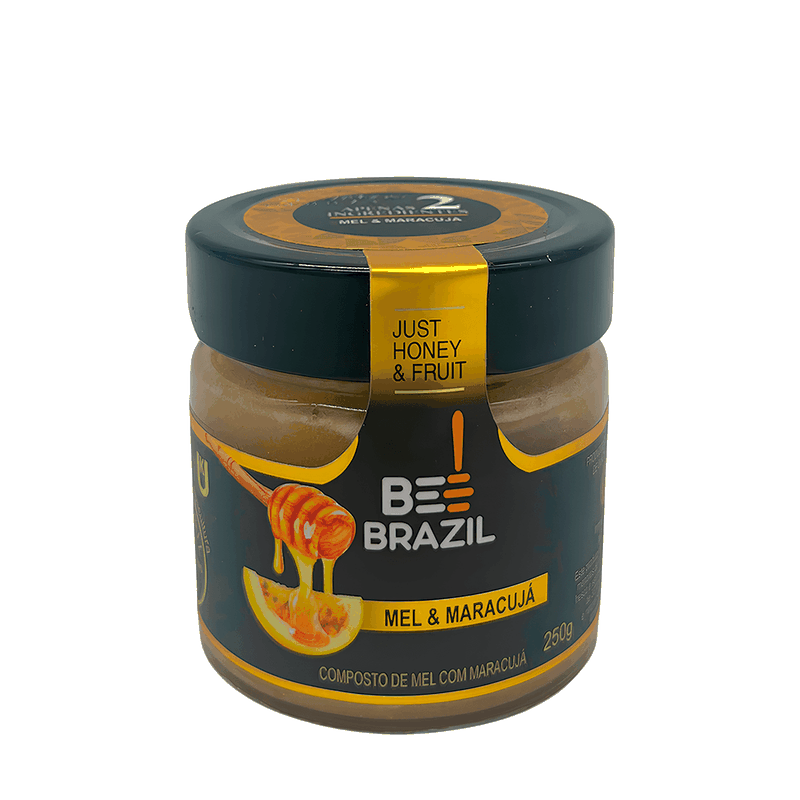 Composto de Mel com Maracujá Bee Brazil – 250g - Casa Santa Luzia