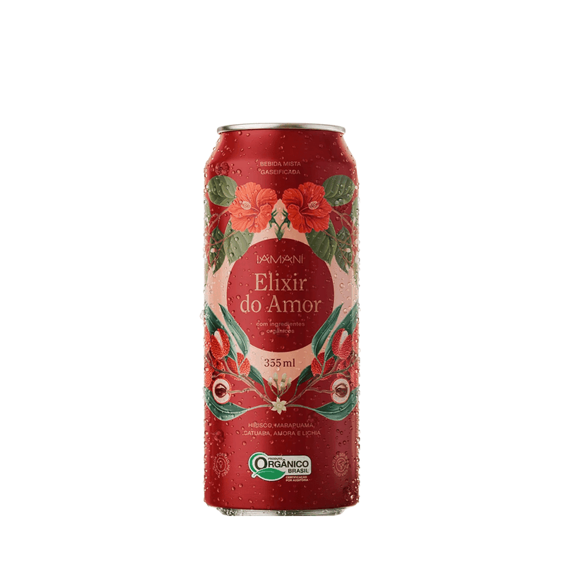 Chá Jamani Gaseificado Elixir Amor – 355ml - Casa Santa Luzia
