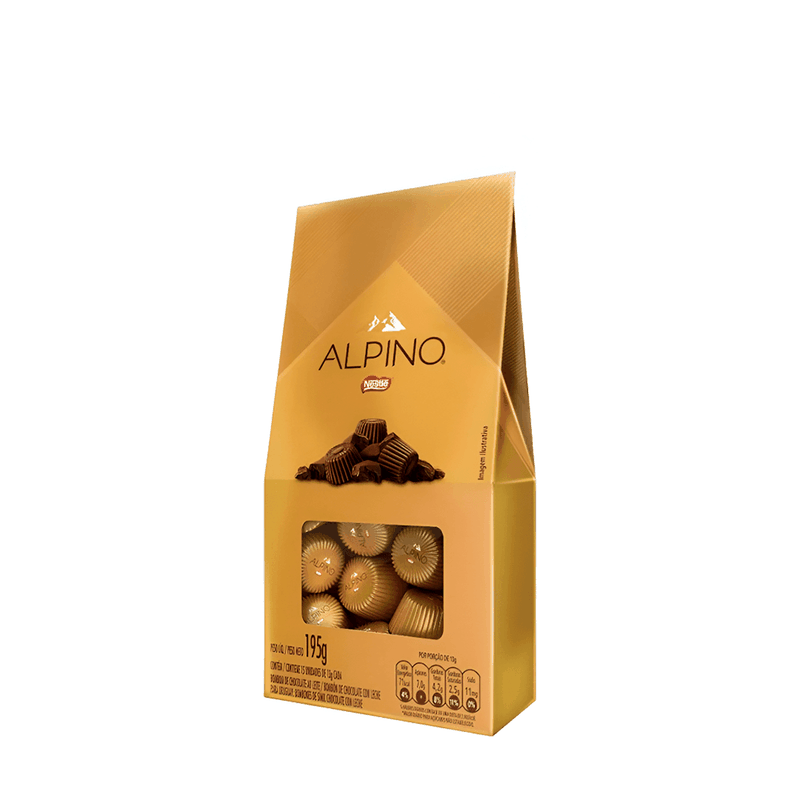 Chocolate Alpino Bag Nestlé – 195g - Casa Santa Luzia