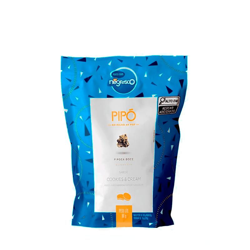 Pipoca Gourmet Sabor Negresco Pipó – 90g - Casa Santa Luzia