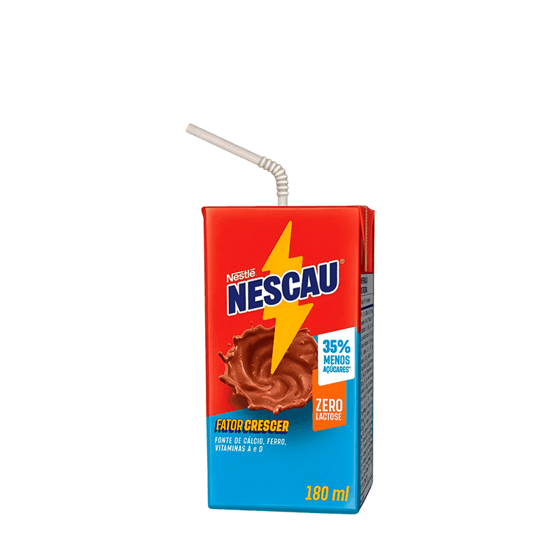 Bebida Nescau Zero Lactose Nestlé – 180ml - Casa Santa Luzia
