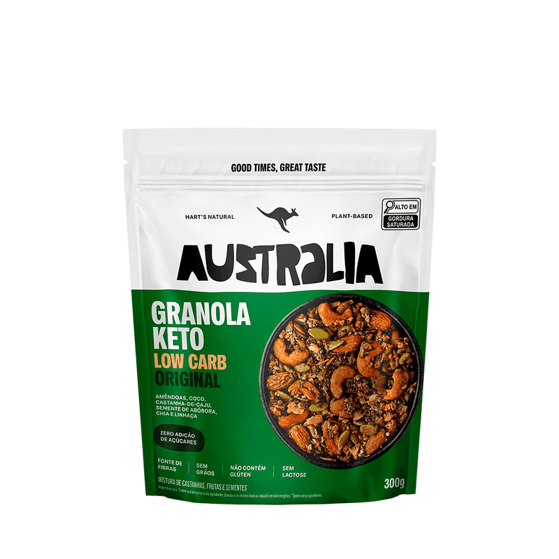 Granola Keto Original Australia – 300g - Casa Santa Luzia