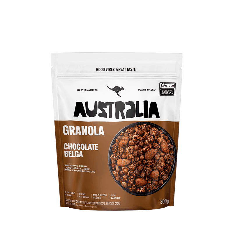 Granola Chocolate Belga Australia – 300g - Casa Santa Luzia