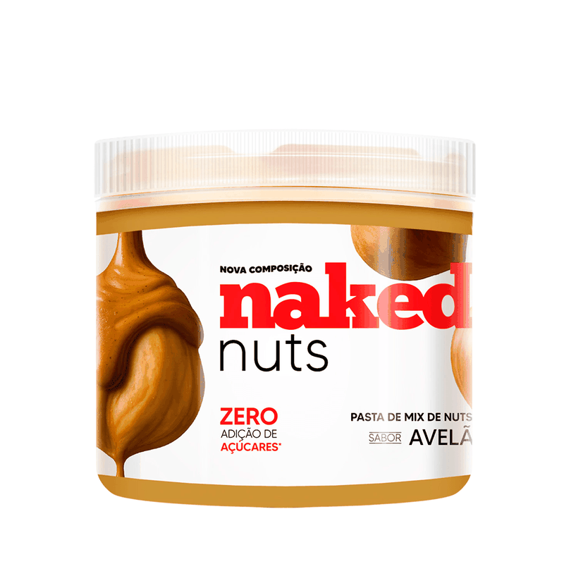 Pasta Mix de Nuts Sabor Avelã Naked Nuts – 300g - Casa Santa Luzia