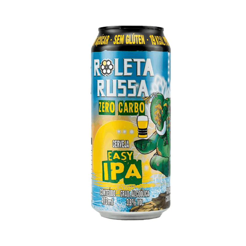 Cerveja Zero Carbo Russian IPA Roleta Russa - 473ml - Casa Santa Luzia